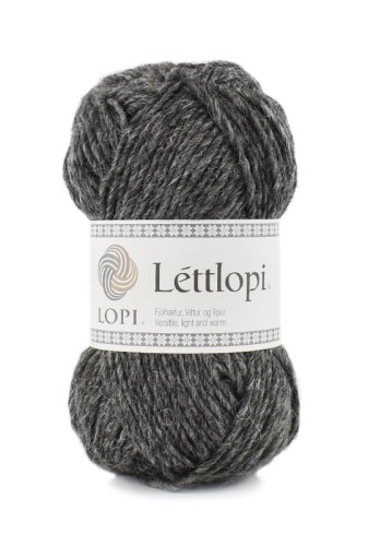 Włóczka Lopi Lettlopi / 0058 ciemny szary melanż