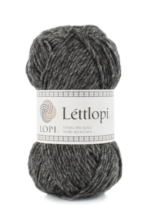 Włóczka Lopi Lettlopi / 0058 ciemny szary melanż