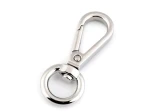 Karabińczyk metalowy 12 mm / 20x50 mm / nikiel / 1 szt / 750948