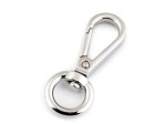 Karabińczyk metalowy 12 mm / 20x50 mm / nikiel / 1 szt.  