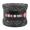 KOKONEK Kish Rare R73 - Średni szary melanż/średni szary/jasny szary/ultra róż/gorący róż + 2 nitki czerń