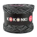 KOKONEK Kish Rare R73 - Średni szary melanż/średni szary/jasny szary/ultra róż/gorący róż + 2 nitki czerń