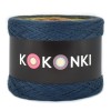 KOKONEK Merino 648 Trilogy - Navy/ciemne khaki/oliwka/malwa/rubin