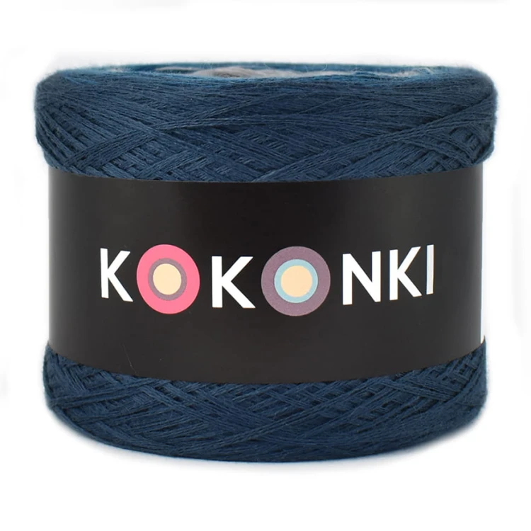 KOKONEK Merino 649 DIY - Navy/petrol II/szary/koniak/cegła