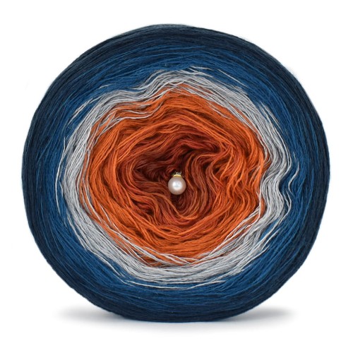 KOKONEK Merino 649 DIY - Navy/petrol II/szary/koniak/cegła