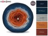 KOKONEK Merino 649 DIY - Navy/petrol II/szary/koniak/cegła
