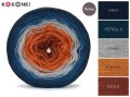 KOKONEK Merino 649 DIY - Navy/petrol II/szary/koniak/cegła