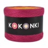 KOKONEK Merino 650 Party time - Fuksja/pomarańcz/złoty/zieleń/chaber