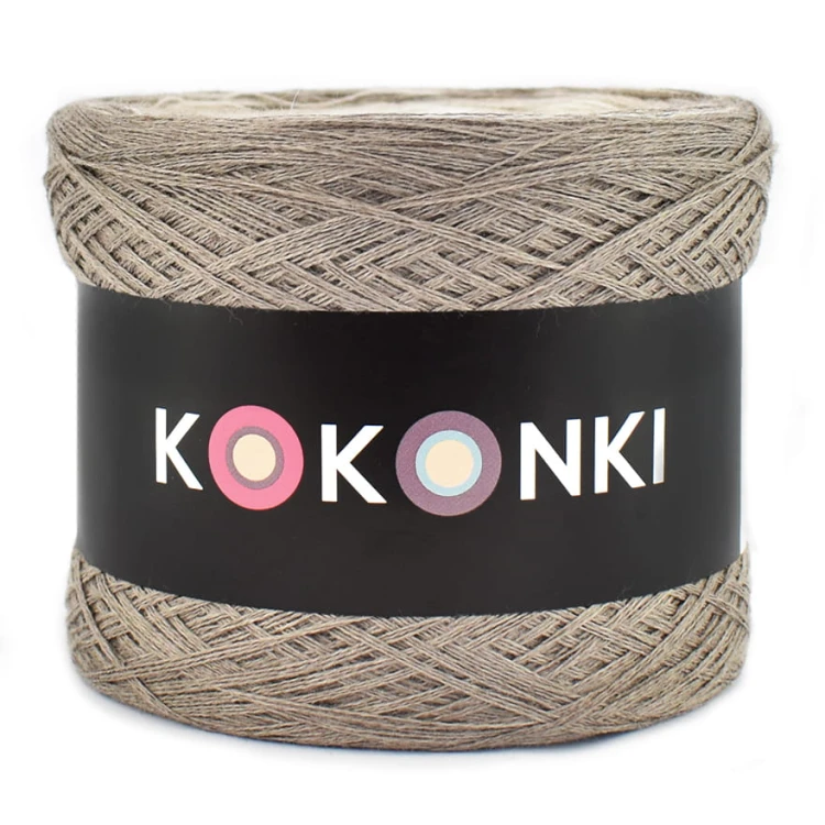 KOKONEK Merino 652 Find your way - Orzech melanż/safari/krem/szaroniebieski/fumo