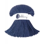 Sznurek pleciony bawełniany Bobbiny Junior / Jeansowy / Jeans / 3mm / 100m