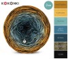 KOKONEK Shine S064 Musztarda/kurkuma/patyna/jasny petrol/petrol + ciemne złoto/czerń