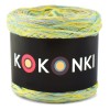 KOKONEK SIX S032 - Szary/intensywny żółty/patyna, 6 nitek, 250 m, 100 g