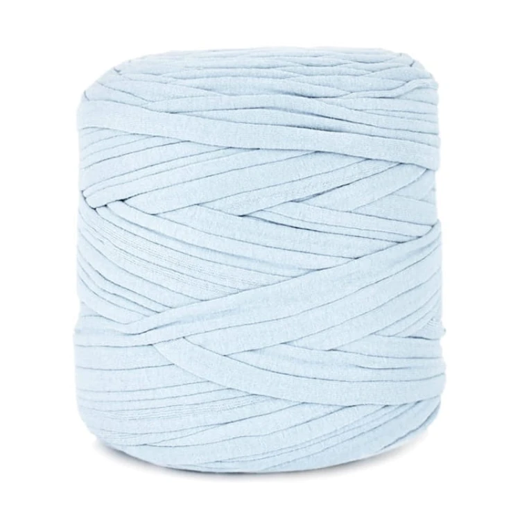 T-shirt Yarn Cotton Spaghetti - blady błękit
