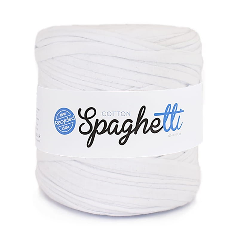 T-shirt Yarn Cotton Spaghetti - złamana biel