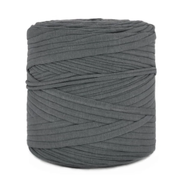 T-shirt Yarn Cotton Spaghetti - ziemisty
