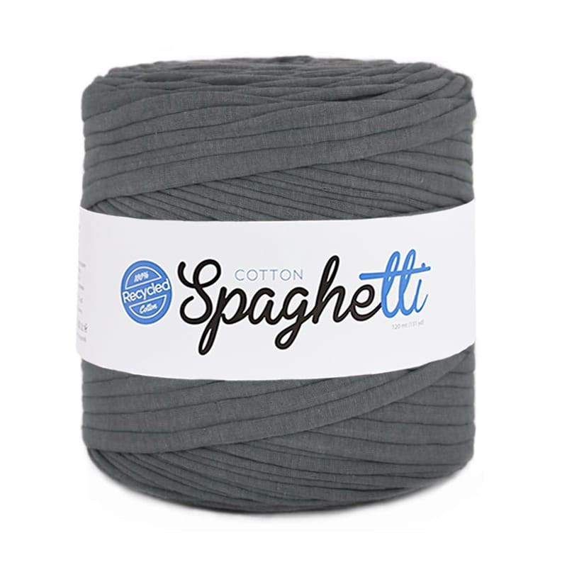T-shirt Yarn Cotton Spaghetti - ziemisty