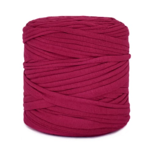 T-shirt Yarn Cotton Spaghetti - rubin