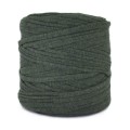 T-shirt Yarn Cotton Spaghetti - ciemna zieleń melanż