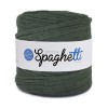 T-shirt Yarn Cotton Spaghetti - ciemna zieleń melanż