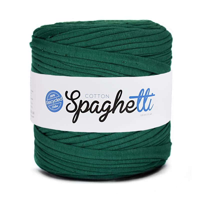 T-shirt Yarn Cotton Spaghetti - ciemny absynt