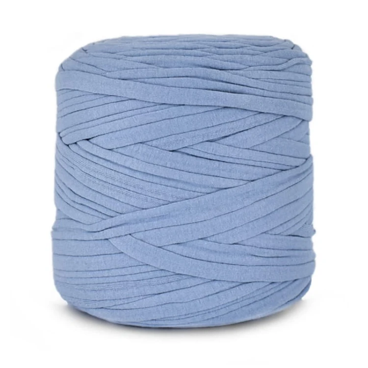 T-shirt Yarn Cotton Spaghetti / jasne indygo