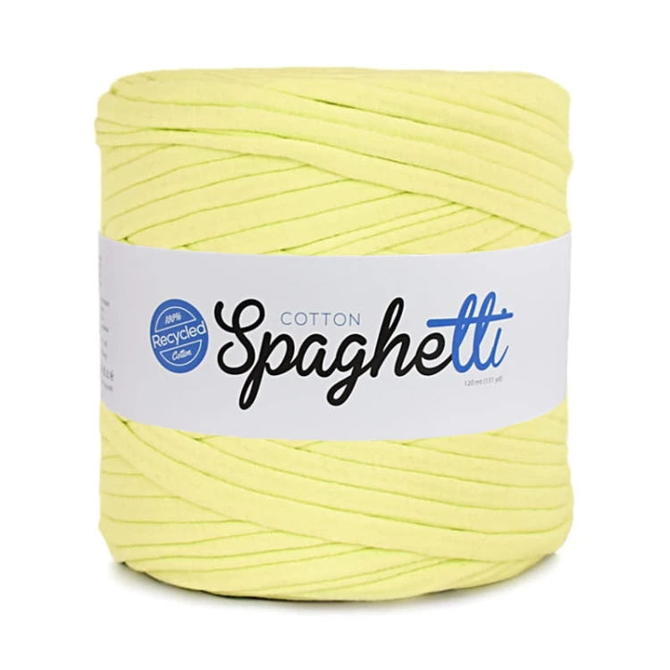 T-shirt Yarn Cotton Spaghetti - jasna limonka
