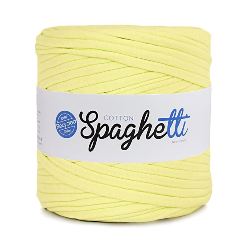 T-shirt Yarn Cotton Spaghetti - jasna limonka