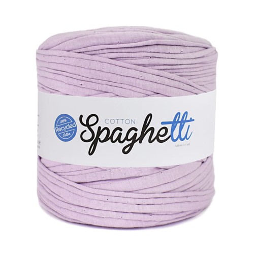 T-shirt Yarn Cotton Spaghetti - jasny blady fiolet