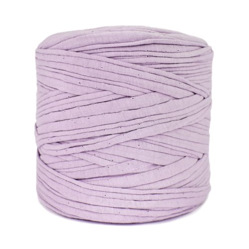 T-shirt Yarn Cotton Spaghetti - jasny blady fiolet