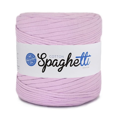 T-shirt Yarn Cotton Spaghetti / lawenda