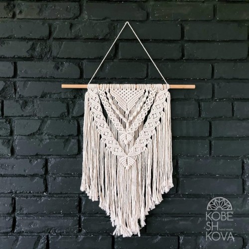 Kobeshkova na podstawie tutoriala DIY | macrame layered wall hanging |
