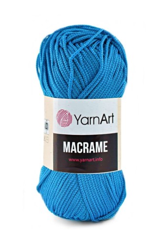 Sznurek poliestrowy YarnArt Macrame 1,5 mm 139 / niebieski