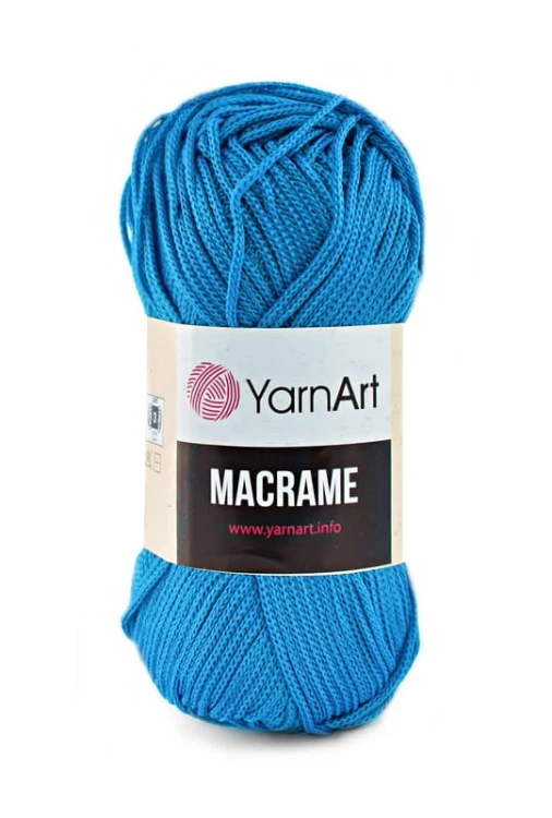 Sznurek poliestrowy YarnArt Macrame 1,5 mm 139 / niebieski