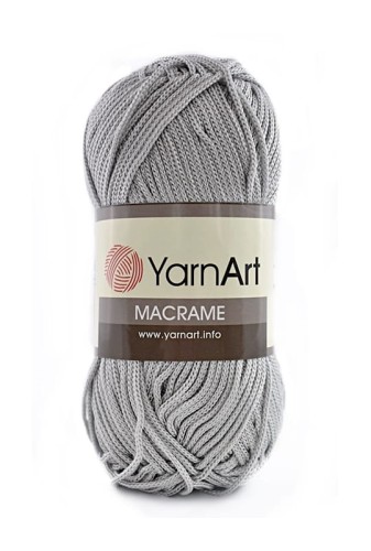 Sznurek poliestrowy YarnArt Macrame 1,5 mm 149 / jasny szary