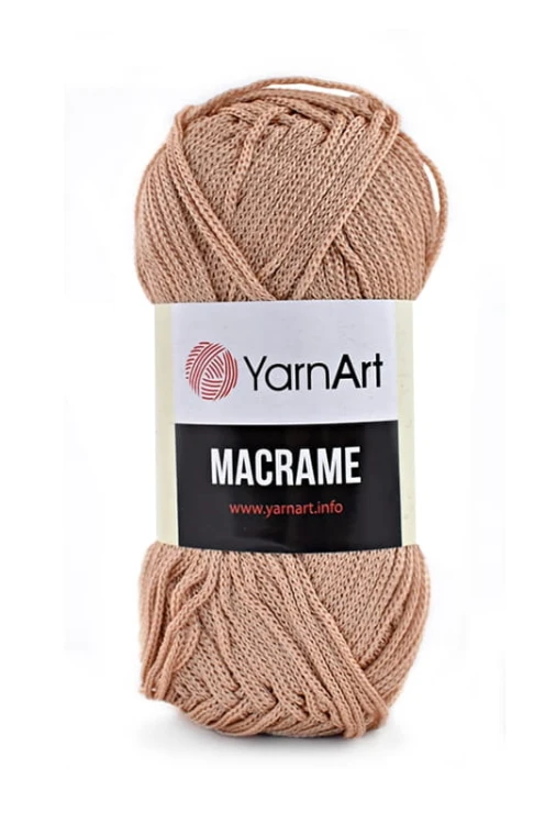 Sznurek poliestrowy YarnArt Macrame 1,5 mm 131 / zgaszona morela