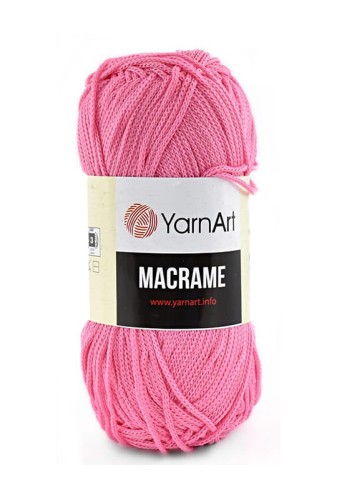 Sznurek poliestrowy YarnArt Macrame 1,5 mm 147 / róż