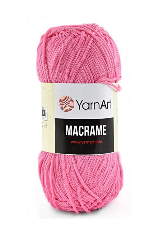 Sznurek poliestrowy YarnArt Macrame 1,5 mm 147 / róż