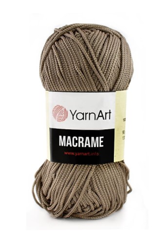 Sznurek poliestrowy YarnArt Macrame 1,5 mm 156 / ciemny beż