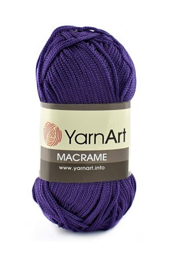 Sznurek poliestrowy YarnArt Macrame 1,5 mm 167 / fiolet