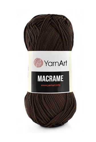 Sznurek poliestrowy YarnArt Macrame 1,5 mm 157 / brąz