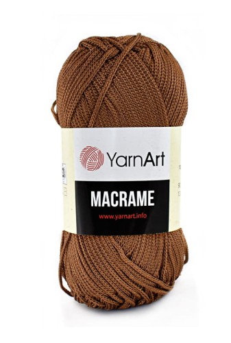 Sznurek poliestrowy YarnArt Macrame 1,5 mm 151 / orzech