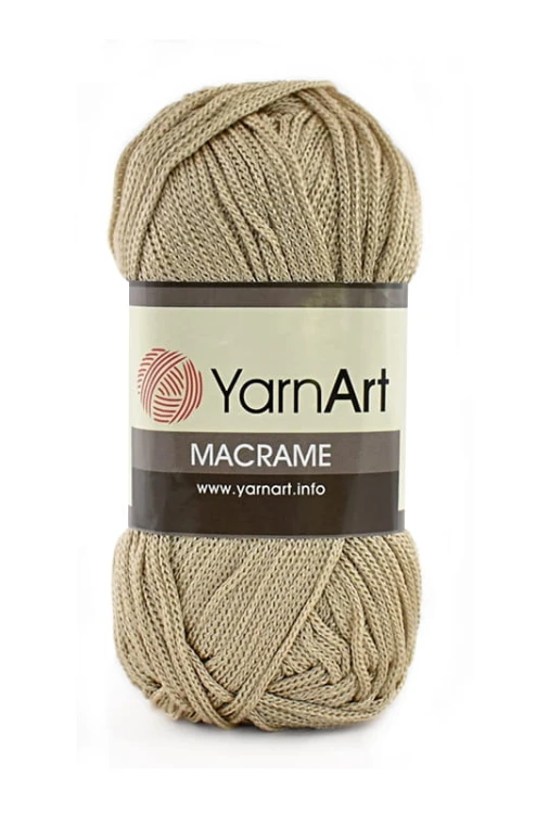 Sznurek poliestrowy YarnArt Macrame 1,5 mm 166 / jasny beż