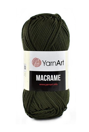 Sznurek poliestrowy YarnArt Macrame 1,5 mm 164 / zieleń wojskowa