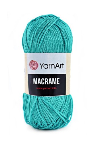 Sznurek poliestrowy YarnArt Macrame 1,5 mm 152 / turkus