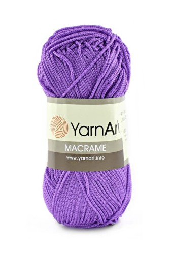 Sznurek poliestrowy YarnArt Macrame 1,5 mm 135 / jasny fiolet