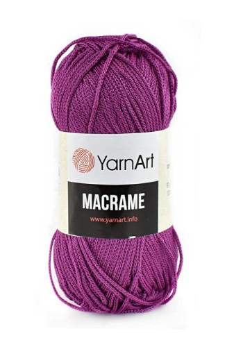 Sznurek poliestrowy YarnArt Macrame 1,5 mm 161 / jeżyna
