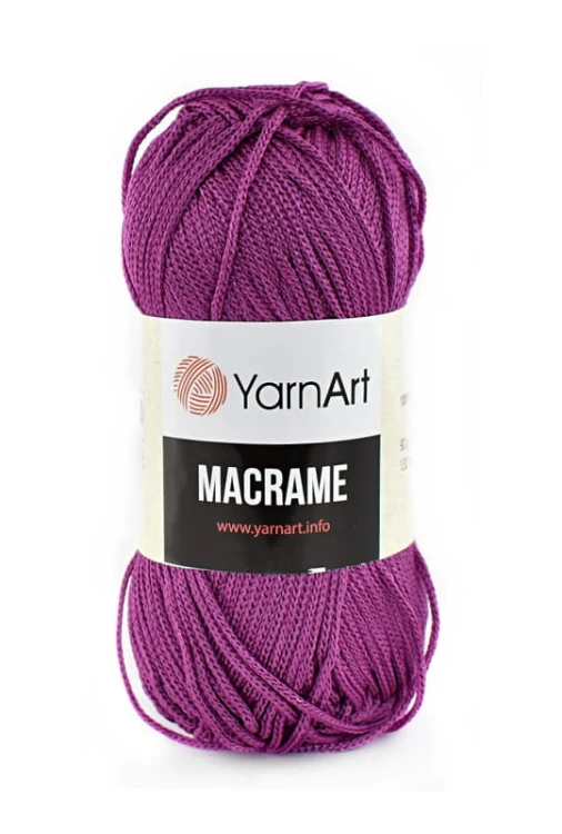 Sznurek poliestrowy YarnArt Macrame 1,5 mm 161 / jeżyna