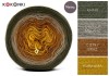KOKONEK Merino 500 Oak Fruit - Khaki/orzech melanż/ciepły brąz/kurkuma