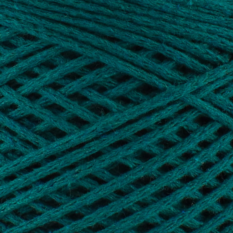 Sznurek Macrame Cotton 2 mm by KOKONKI / rolka 200 m / ciemny szmaragd
