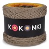 KOKONEK A163 Ciemny beż/kurkuma/koniak/brązowoszary/musztarda